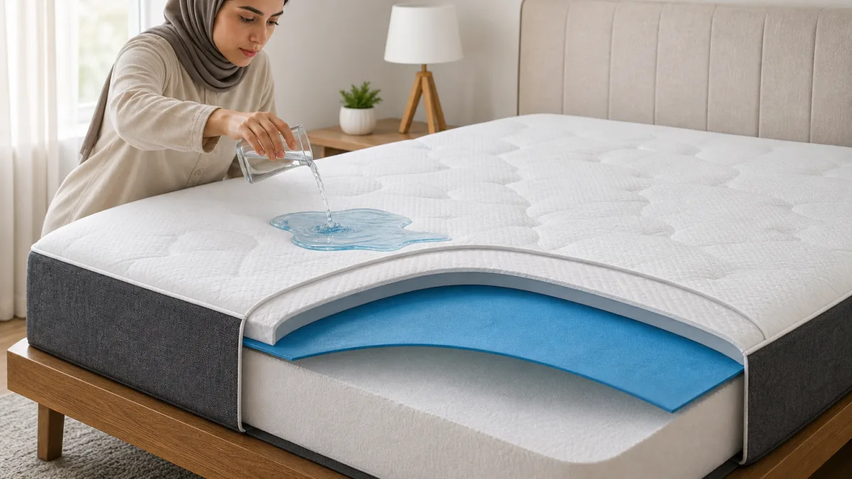 تشک ضد آب و سنجش دوام آن